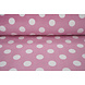 Flannel Fleece Dots Pink Flannel Fleece Dots Pink