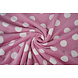 Flannel Fleece Dots Pink Flannel Fleece Dots Pink