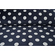 Flanella Pile Pois Blu Navy Flanella Pile Pois Blu Navy