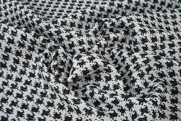 Jacquard Pied de Poule Noir Jacquard Pied de Poule Noir