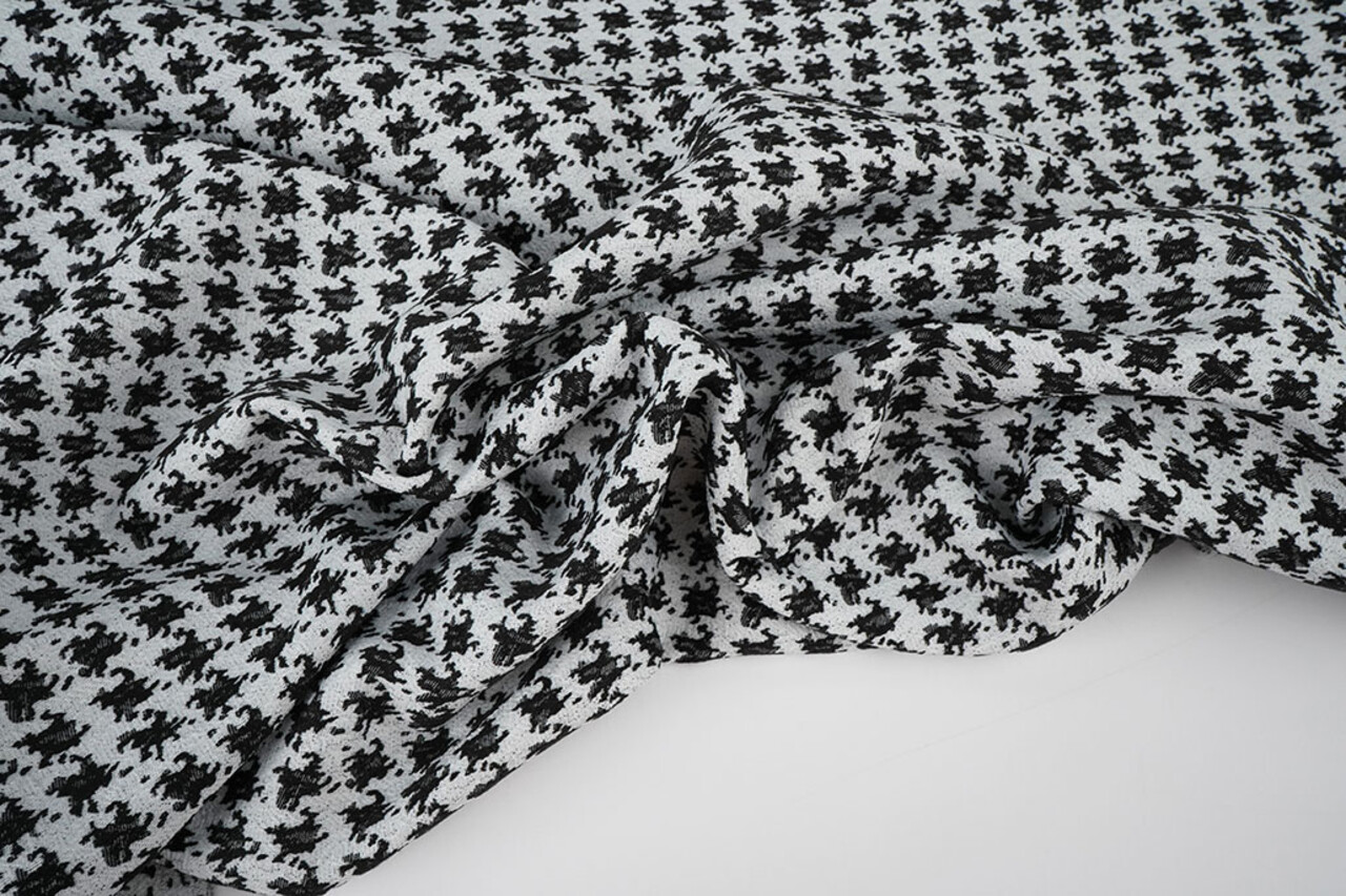 Jacquard Pied Il Poule Nero Jacquard Pied Il Poule Nero