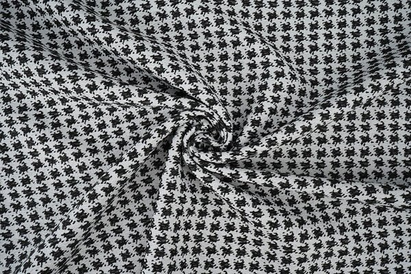 Jacquard Pied de Poule Noir Jacquard Pied de Poule Noir
