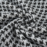 Jacquard Pied de Poule Black Jacquard Pied de Poule Black