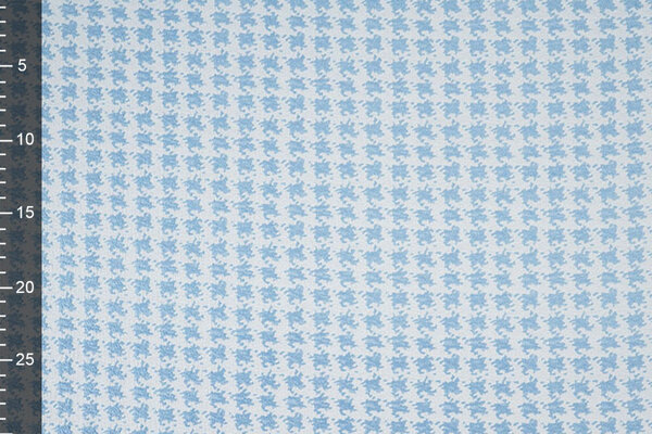 Jacquard Pied Il Poule Azzurro Chiaro
