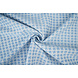 Jacquard Pied de Poule Licht Blauw Jacquard Pied de Poule Licht Blauw