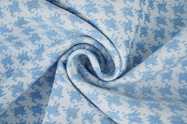 Jacquard Pata de Gallo Azul Claro