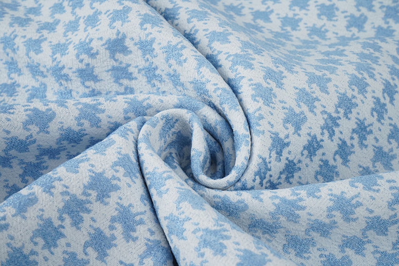 Jacquard Pata de Gallo Azul Claro
