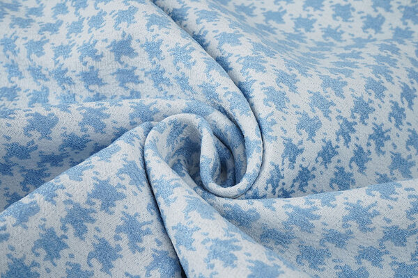 Jacquard Pied Il Poule Azzurro Chiaro