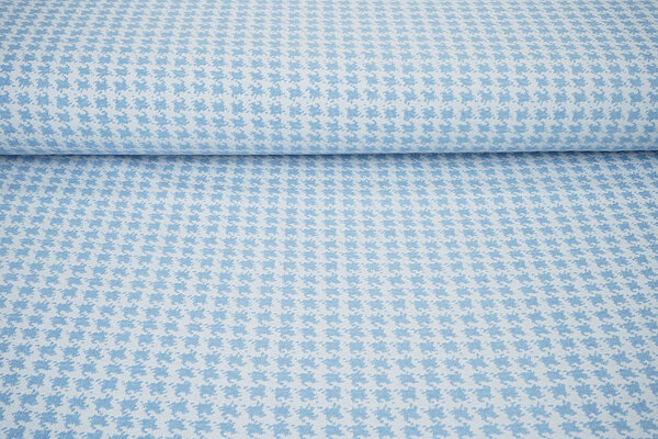 Jacquard Pata de Gallo Azul Claro