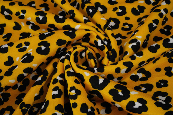 Sport Travel Colored Stampa Leopardata Giallo