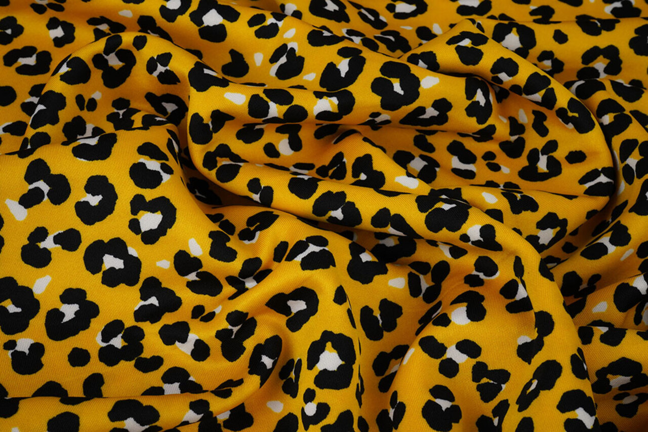 Sport Travel Colored Panther Print Yellow Sport Travel Colored Panther Print Yellow