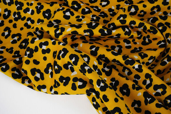Sport Travel Colored Stampa Leopardata Giallo