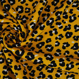 Sport Travel Colored Panther Print Yellow