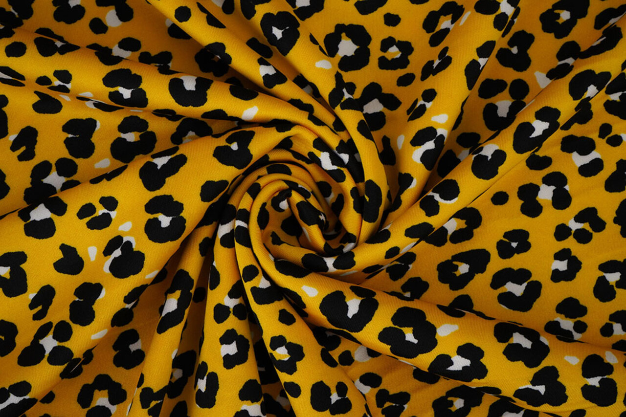 Sport Travel Colored Stampa Leopardata Giallo