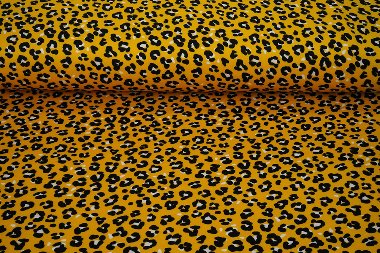 Sport Travel Colored Stampa Leopardata Giallo