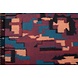 Gestrickter Wollstoff Petrol Brique Gestrickter Wollstoff Petrol Brique