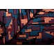 Knitted Woolen fabric Petrol Brique Knitted Woolen fabric Petrol Brique