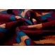Knitted Woolen fabric Petrol Brique Knitted Woolen fabric Petrol Brique