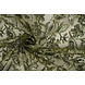 Mesh Ricamato Paillettes Naomi Verde Muschio