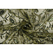 Mesh Ricamato Paillettes Naomi Verde Muschio