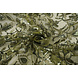 Mesh Ricamato Paillettes Naomi Verde Muschio