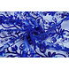 Mesh Embroidered Sequins Melissa Cobalt Blue Mesh Embroidered Sequins Melissa Cobalt Blue