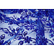 Mesh Embroidered Sequins Melissa Cobalt Blue Mesh Embroidered Sequins Melissa Cobalt Blue