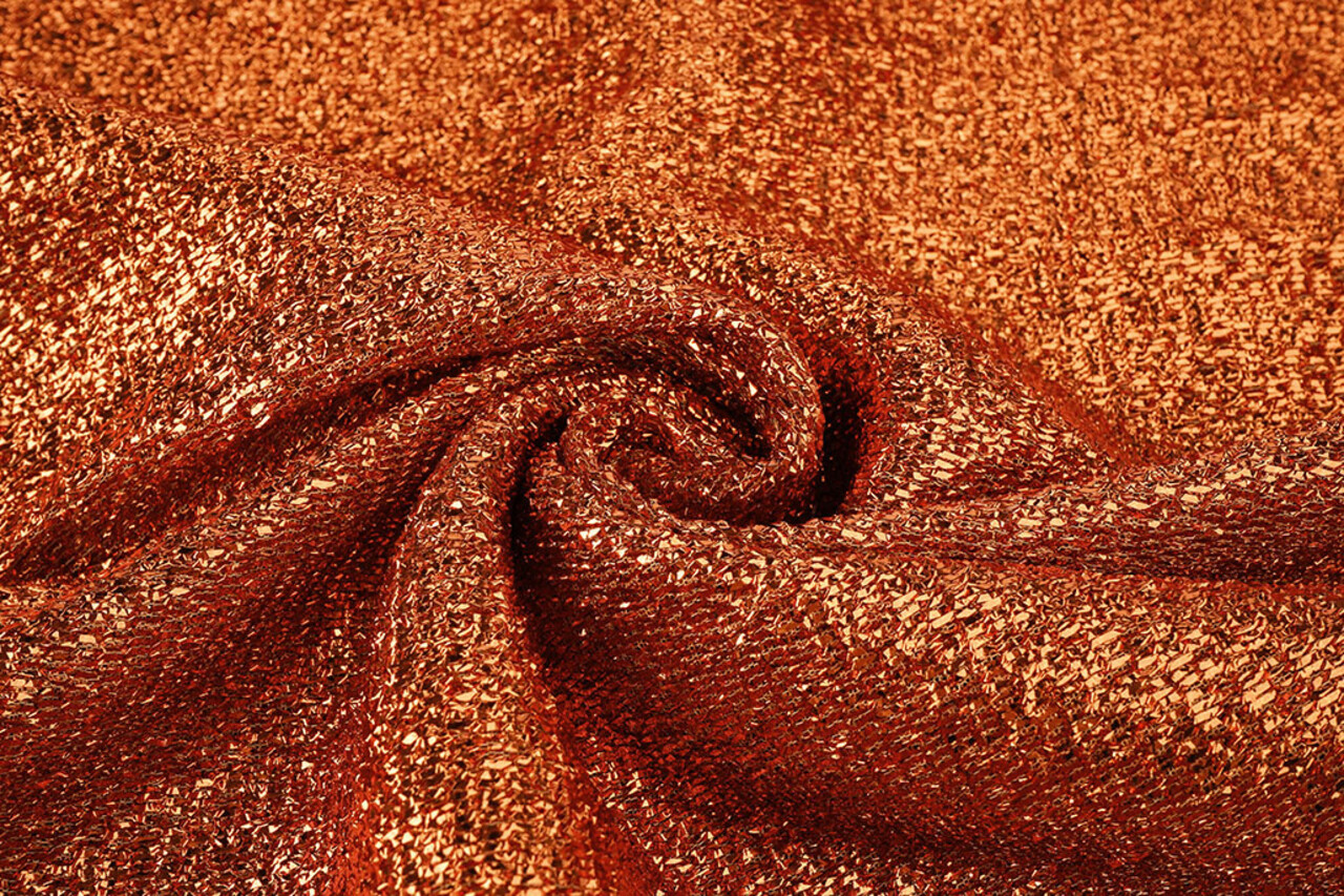 Knitted Glitter Metallic Brique Knitted Glitter Metallic Brique