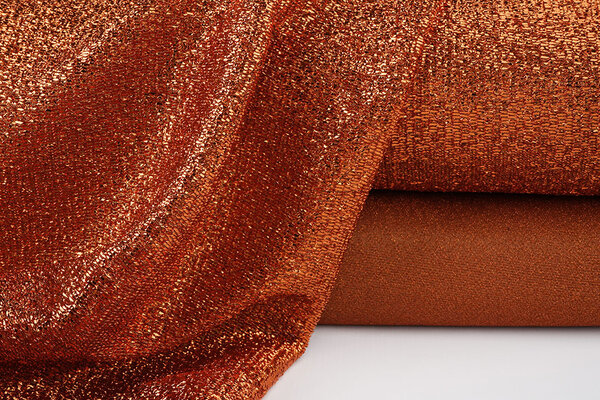 Knitted Glitter Metallic Brique Knitted Glitter Metallic Brique