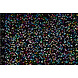 Paillettes su Velluto Nero - Multicolore Paillettes su Velluto Nero - Multicolore