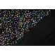 Sequins on Velvet Black - Multi Sequins on Velvet Black - Multi