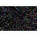 Paillettes su Velluto Nero - Multicolore Paillettes su Velluto Nero - Multicolore