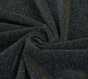 Lurex Tanz Blau - Gold Lurex Tanz Blau - Gold