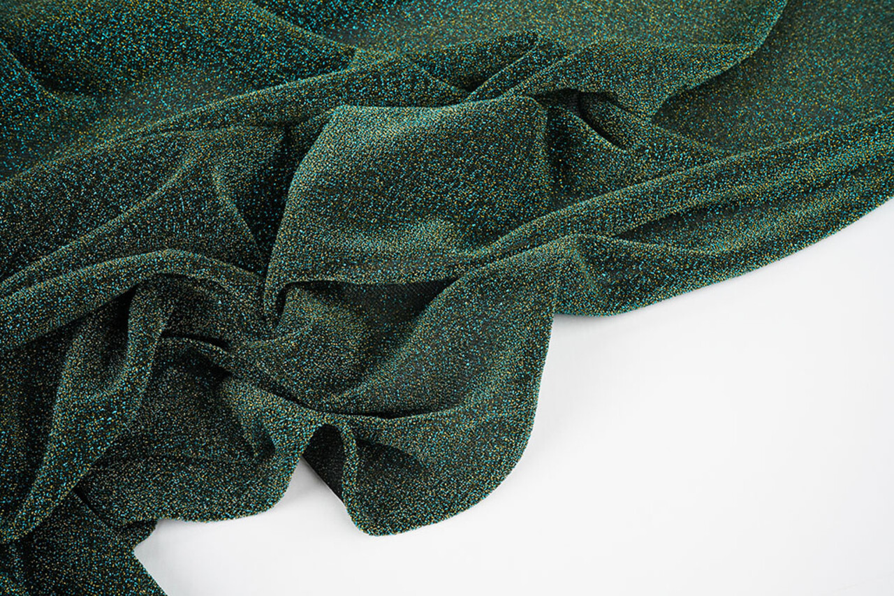 Lurex dans Vert d’Eau - Or Lurex dans Vert d’Eau - Or