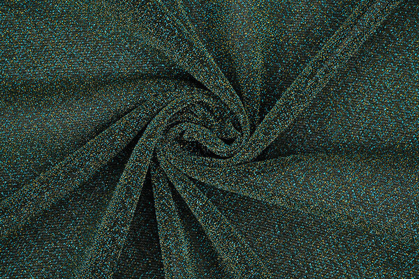 Lurex Danza Verde Mare - Oro