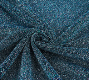 Lurex dans Aqua - Argent Lurex dans Aqua - Argent