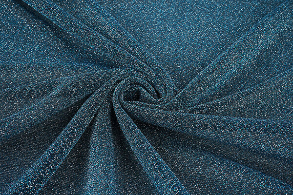 Lurex Dance Aqua - Silver