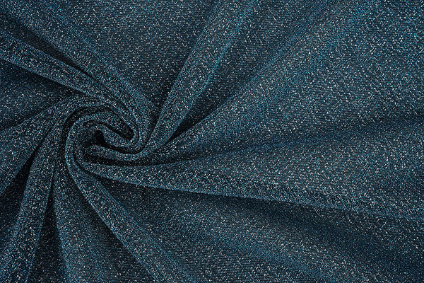 Lurex Tanz Aqua - Silber Lurex Tanz Aqua - Silber