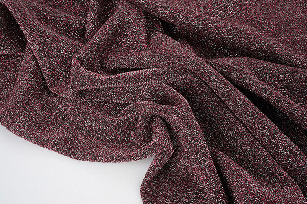 Lurex Dans Bordeaux - Zilver