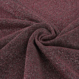 Lurex Dance Bordeaux - Silver