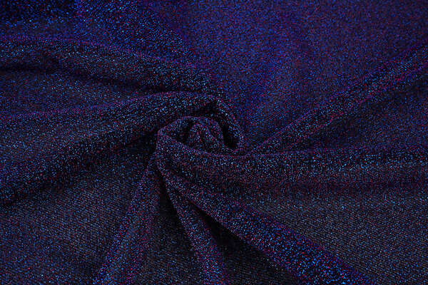 Lurex Dance Blue - Fuchsia