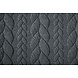 A Maglia Treccia Tessuto Maglia Grigio Scuro A Maglia Treccia Tessuto Maglia Grigio Scuro