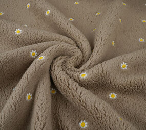 Oeko-Tex® Curly Teddy Embroidered Camilla Taupe Oeko-Tex® Curly Teddy Embroidered Camilla Taupe