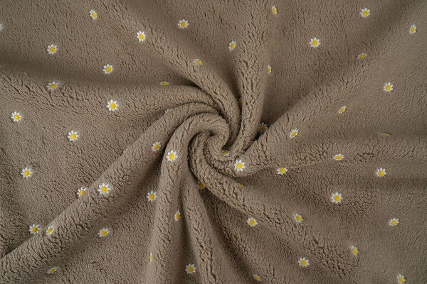 Oeko-Tex® Curly Teddy Embroidered Camilla Taupe Oeko-Tex® Curly Teddy Embroidered Camilla Taupe