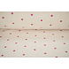 Oeko-Tex® Teddy Tissu Brodé Fleurs Camilla Crème Oeko-Tex® Teddy Tissu Brodé Fleurs Camilla Crème