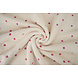 Oeko-Tex® Teddy Tessuto Ricamato Fiori Camilla Crema Oeko-Tex® Teddy Tessuto Ricamato Fiori Camilla Crema