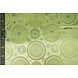 Brocado Puntos Mandala Lima Verde