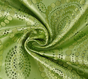 Broccato Pois Mandala Verde Lime Broccato Pois Mandala Verde Lime
