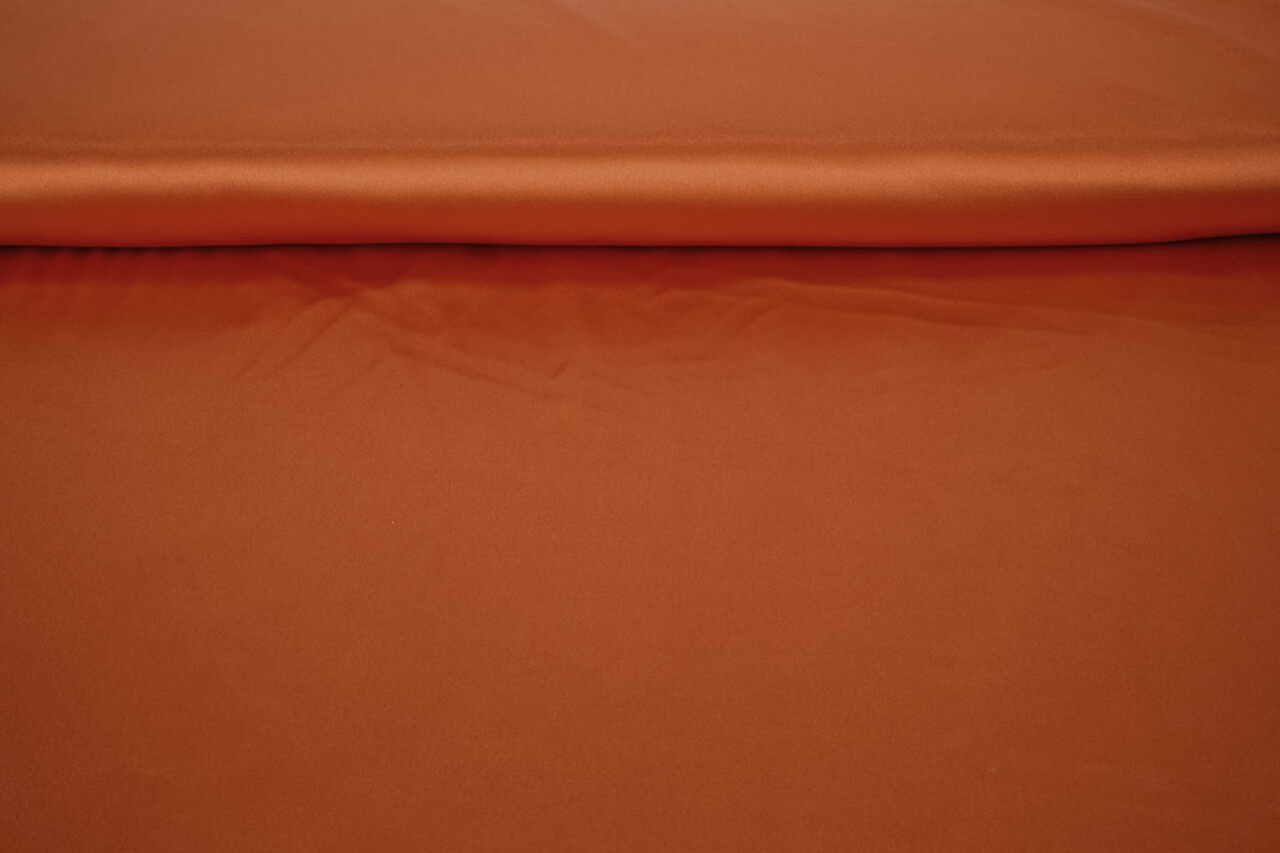 Stretch Raso Arancione Mattone Stretch Raso Arancione Mattone