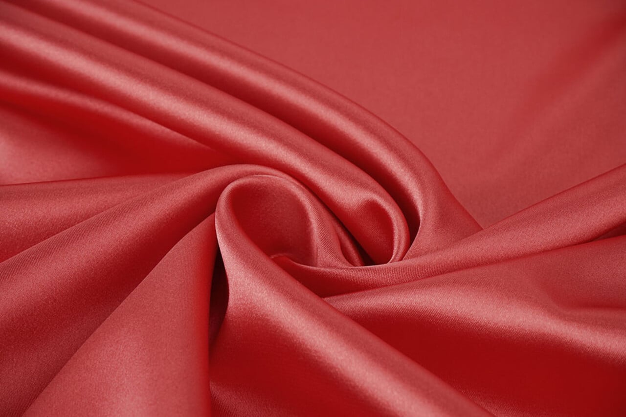 Stretch Satin Foncé Corail Stretch Satin Foncé Corail